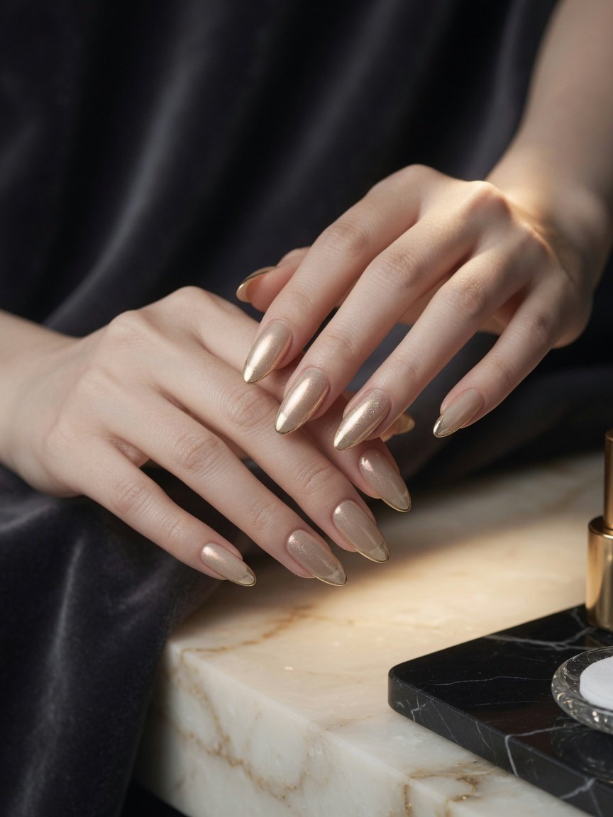 Gel nail detail